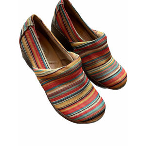 BOC BORN NADIYYA STRIPED CANVAS CLOG